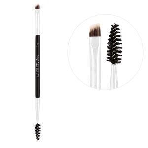 NWT Anastasia Beverly Hills 
Dual-Ended Firm Angled Eyebrow Brush #12